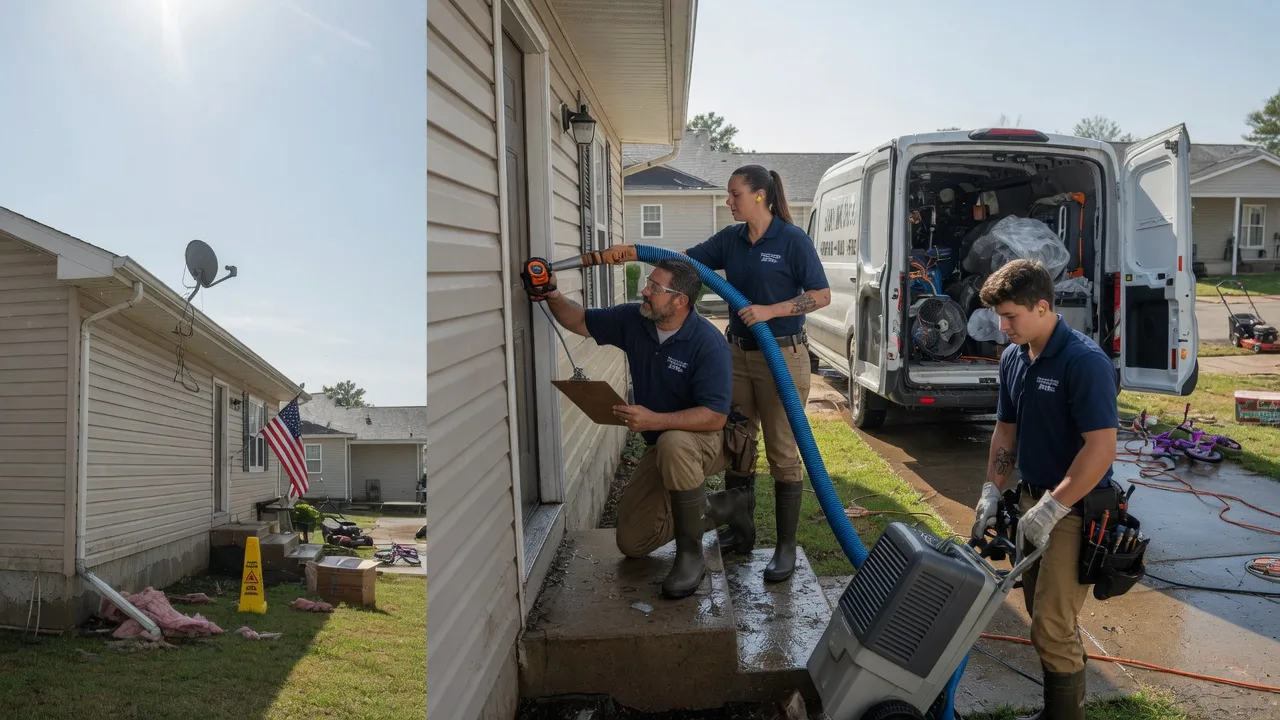 Ceiling Water Damage Restoration in Piqua, KS near me